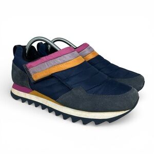 Womens Merrell Alpine Moc Polar Insulated Slip On Sneakers Navy Blue Sz 10